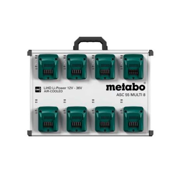 Быстрозарядная станция Metabo ASC 55 MULTI 8, 12-36 В