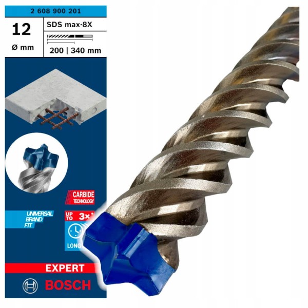 Бур Bosch Expert SDS-Max-8X 12x200x340 мм
