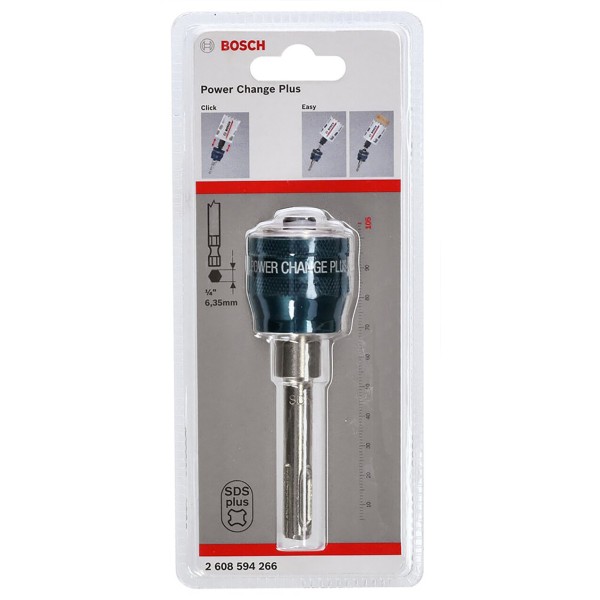 Подовжувач Bosch 105 мм 1/4" з адаптером Power-Change SDS-Plus 11 мм 7/16"