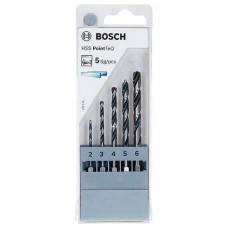 Набір свердл Bosch HSS PointTeQ, 5 шт