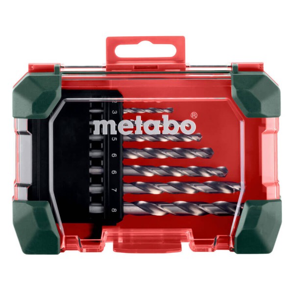 Комплект сверл Metabo HSS-G, SP, 8 шт