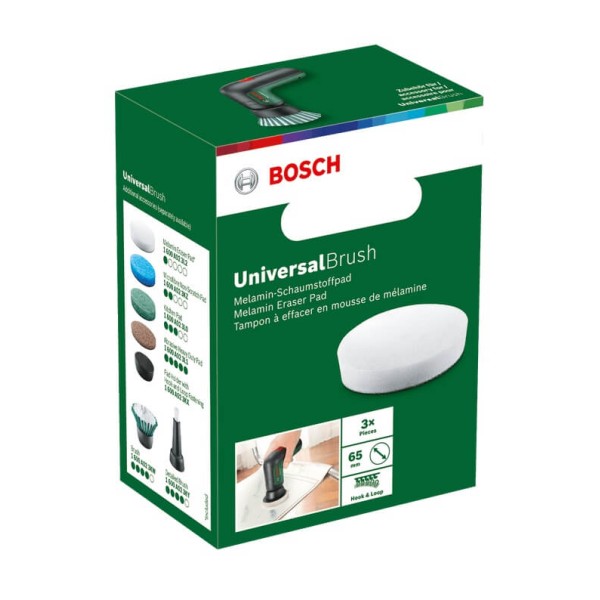 Насадка-губка меламінова для універсальної щітки Bosch UniversalBrush, 3 шт