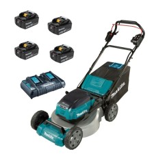 Самохідна акумуляторна газонокосарка Makita DLM462PT4, 4x5.0 Ah, DC18RD