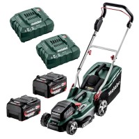 Аккумуляторная газонокосилка Metabo RM 36-18 LTX BL 36, 2 акб Li-Power 18V 5.2Ah, 2 з/у ASC 55