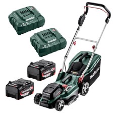 Аккумуляторная газонокосилка Metabo RM 36-18 LTX BL 36, 2 акб Li-Power 18V 5.2Ah, 2 з/у ASC 55