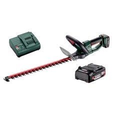 Акумуляторний кущоріз Metabo HS 18 LTX 55, 2x2.0 Ah, з/п SC 30