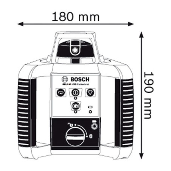 Ротационный лазер Bosch GRL 250 HV Professional