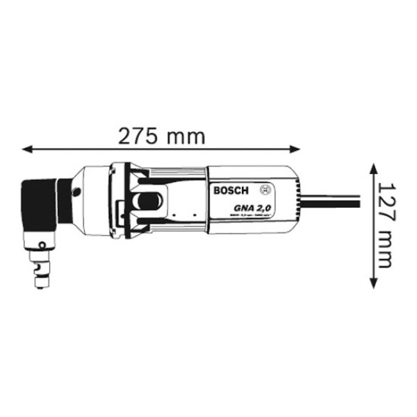 Вырубные ножницы Bosch GNA 2,0 Professional