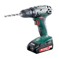 Аккумуляторная дрель-шуруповерт Metabo BS 18, 2x2.0 Ah, SC 30, кейс MetaBox