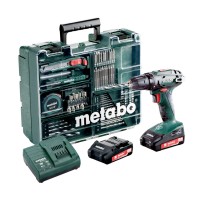 Аккумуляторная дрель-шуруповерт Metabo BS 18 Mobile Workshop БЗП 13 мм