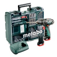 Аккумуляторный ударный шуруповерт Metabo PowerMaxx SB Basic Set