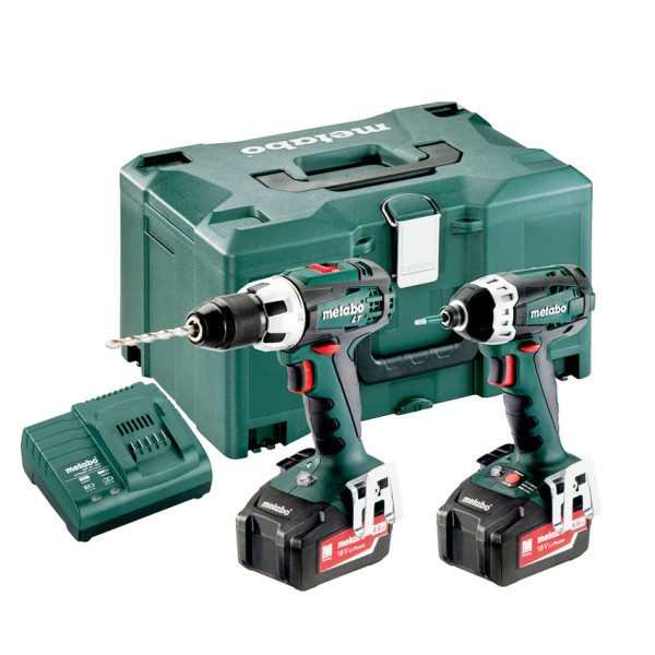 Набор аккумуляторного инструмента Metabo 2.1.1 18 V
