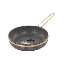 Сковорода Brioni антипригарная "Royal Stone Sandstone gold" 24 см