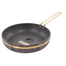 Сковорода Brioni антипригарная "Royal Stone Sandstone gold" 26 см