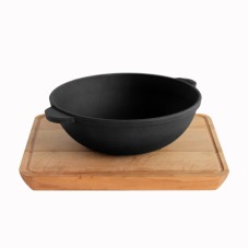 Сковорода чугунная WOK с подставкой 180 х 63 мм