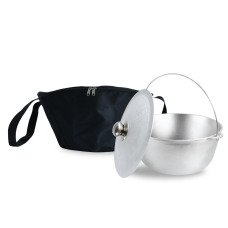 Казан алюминиевый Brizoll 6 л с дужкой, крышкой и чехлом