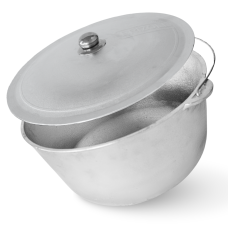 Казан алюминиевый Brizoll с дужкой и крышкой 15 л