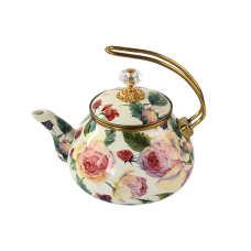Чайник эмалированый "PEONY" Elmani с крышкой, 2,2 л