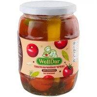Томати мариновані пастеризовані WellDar 670 г (4840019004974)
