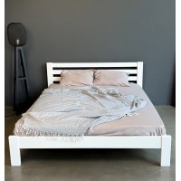 Двуспальная кровать Mebigrand Колумбия 160х200 см Белый (DMBG-2715)