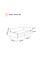 Односпальне ліжко Еверест Соната-800 (без ящиків) 80х190 см дуб сонома (DTM-2111)