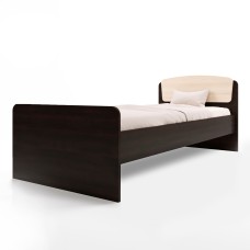 Односпальне ліжко Еверест Асторія-2 80х190 см венге/дуб молочний (DTM-2105)