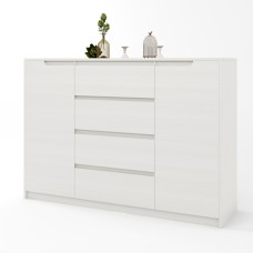 Великий комод для дому Еверест Мікс-3 (телескопи) 140х38х97 німфея альба (білий) (DTM-2467)