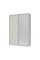 Шафа-купе двохдверна Doros Сіті Лайт 150х60х225 см Біле дерево/1 Дзеркало (DRS-011063)
