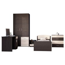 Спальня Дитяча Еверест Бриз Комплект 13 (модульна - 5 елементів) венге/дуб молочний (DTM-2574)