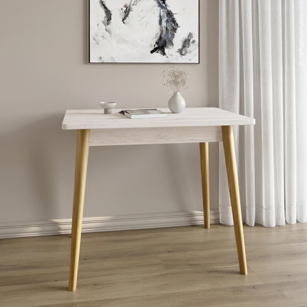 Обідній стіл LION Маямі-2 дерев'яні ніжки Самоа Димчастий (LION-041182)