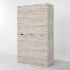 Шкаф 3-х дверный Эверест Соната-1200 дуб крафт белый (DTM-2681)