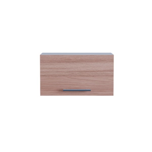 Кухонный модуль под вытяжку Эверест Эко 500 ясень шимо темный/белый 50х30х28 см (DTM-2797)