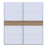 Шкаф-купе двухдверный Doros G-Caiser 220х60х240 см Белый/Дуб евок (DRS-011223)