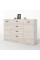 Большой комод Эверест на 4 ящика Соната-8 140х38х94 дуб крафт белый (DTM-2707)