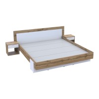 Комплект у спальню Doros Hugo 3 Дуб тахо/Білий (DRS-011326)