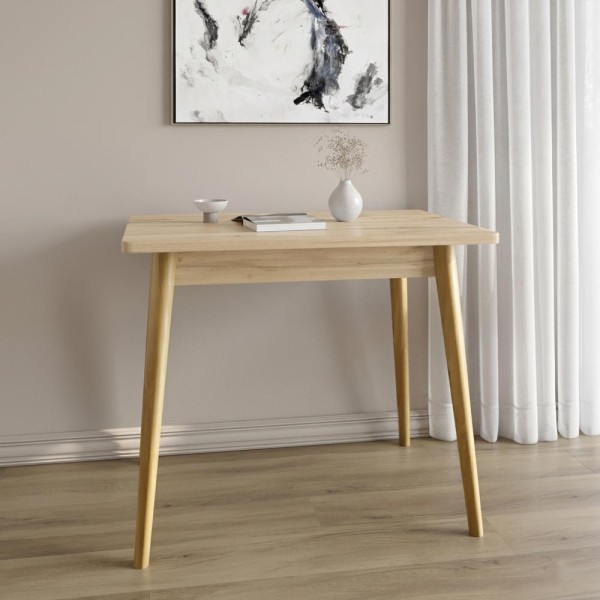 Обідній стіл LION Маямі-2 дерев'яні ніжки Дуб аппалачі (LION-041169)