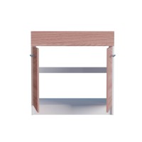 Кухонний модуль під мийку Еверест Еко 800 ясень шимо темний/білий 80х46х82 см (DTM-2839)