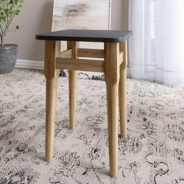 Стіл круглий і 4 табурети обідній комплект для кухні Маямі-1 кромка ПВХ 0,45 мм Кашемір (LION-041221)