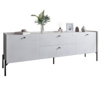 Тумба під телевізор з шухлядами LION Wood з чорними ніжками 180х50х40 см Бетон style (LION-043123) Тумба під телевізор з шухлядами LION Wood з чорними ніжками 180х50х40 см Бетон style (LION-043123)