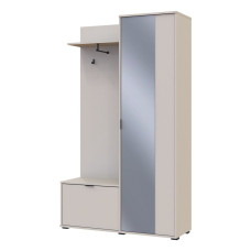 Прихожая Doros Дора Кашемир 1 ДСП/1 Зеркало 113.5х40х192 DRS-011780 (44900364)
