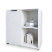 Тумба однодверна LION Краш 82x43x86 см Бетон style (LION-044103)