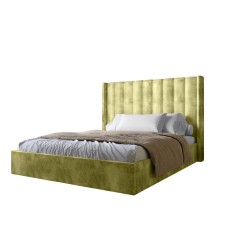 Двоспальне ліжко LION Ніно 180x200 см SILK 202 Авокадо (LION-041403)