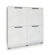 Тумба чотирьохдверна LION Краш 82x43x86 см Бетон style (LION-041767)