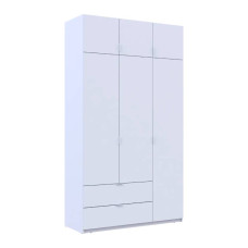 Шкаф для одежды Doros Лукас Белый 3ДСП 135х50х240 DRS-011652 (80737800)