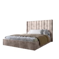 Двоспальне ліжко з підйомним механізмом LION Ніно 180x200 см SILK 402 Лотус (LION-045032)