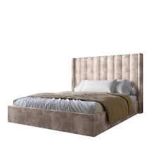 Двоспальне ліжко з підйомним механізмом LION Ніно 160x200 см SILK 402 Лотус (LION-045062)