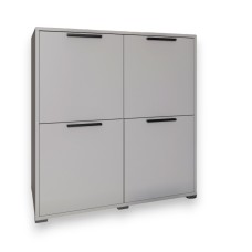 Тумба чотирьохдверна LION Краш 82x43x86 см Кашемір (LION-041762)