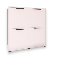 Тумба чотирьохдверна LION Краш 82x43x86 см Рожевий (LION-041772)