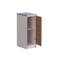 Кухонний модуль нижній Еверест Еко 300 ясень шимо темний/білий (без стільниці) 30х46х82 см (DTM-2882)