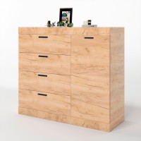 Комод с дверью и 4-мя ящиками Эверест Соната-5 105х38х94 дуб крафт золотой (DTM-2702)